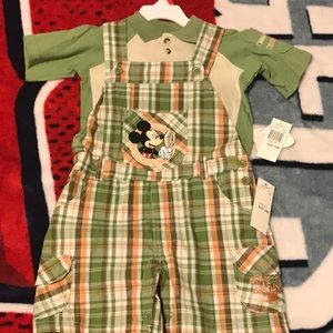 Mickey Mouse overall set